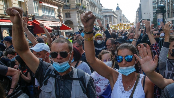 Во Франции снова прошли акции протеста «желтых жилетов»