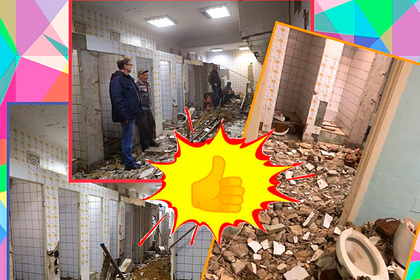 Ремонт туалета вызвал восторг у россиян
